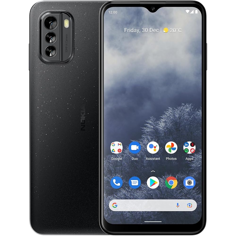 Nokia G60 5G Dual SIM Unlocked Smartphone 6/128GB Pure Black