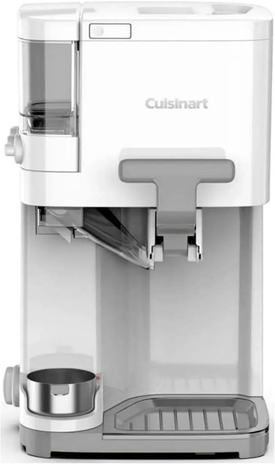 Cuisinart Soft Serve Ice Cream Maker, 1.5 Quarts, White - ICE-48