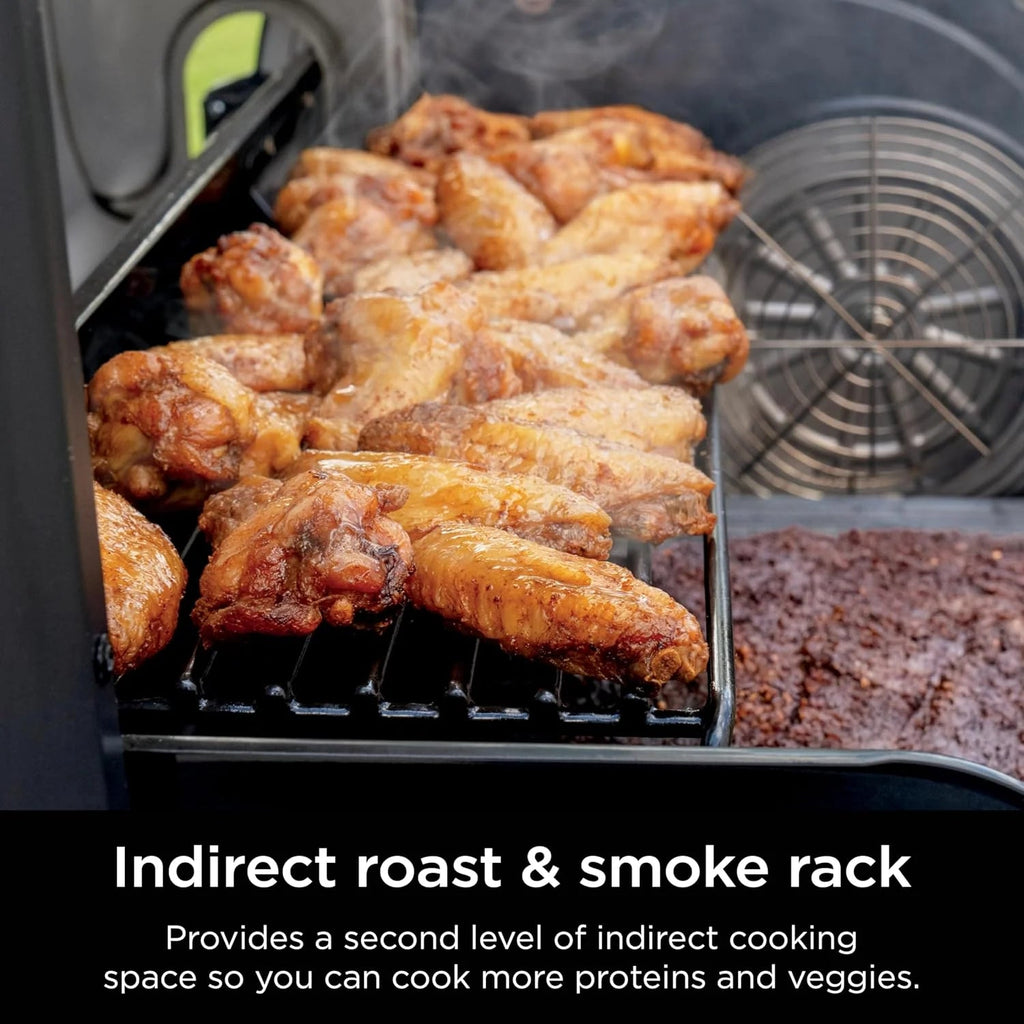 5-in-1 Electric and Propane 3-Burner Outdoor Grill and Smoker, Stainless Steel