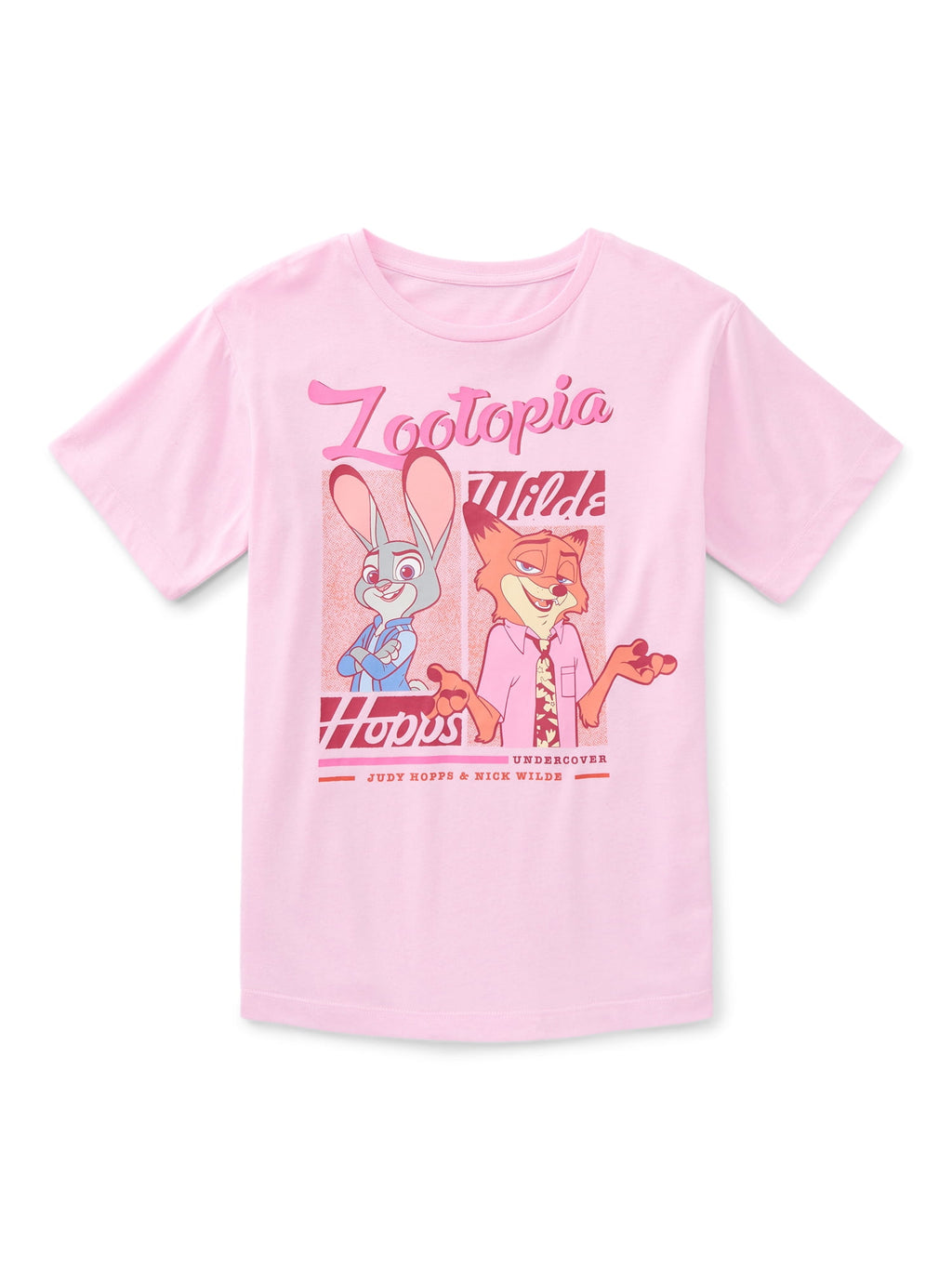 Hello Kitty Animal Print Girls Short Sleeve Graphic T-Shirt, Sizes 4-16