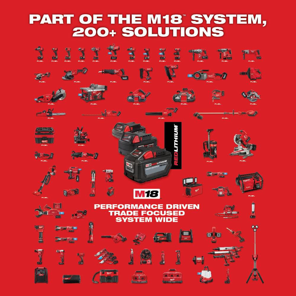 Milwaukee M18 FORCE LOGIC Press Tool With ONE-KEY - 1/2 in - 2 in CTS Jaws