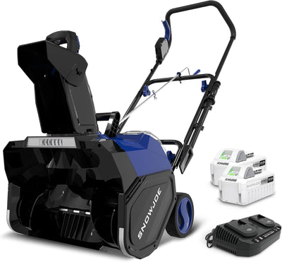Snow Joe IONMAX 48V 18 Inch Cordless Electric Snow Blower With LED Light And Wheels - 24V-X2-SB18-GO