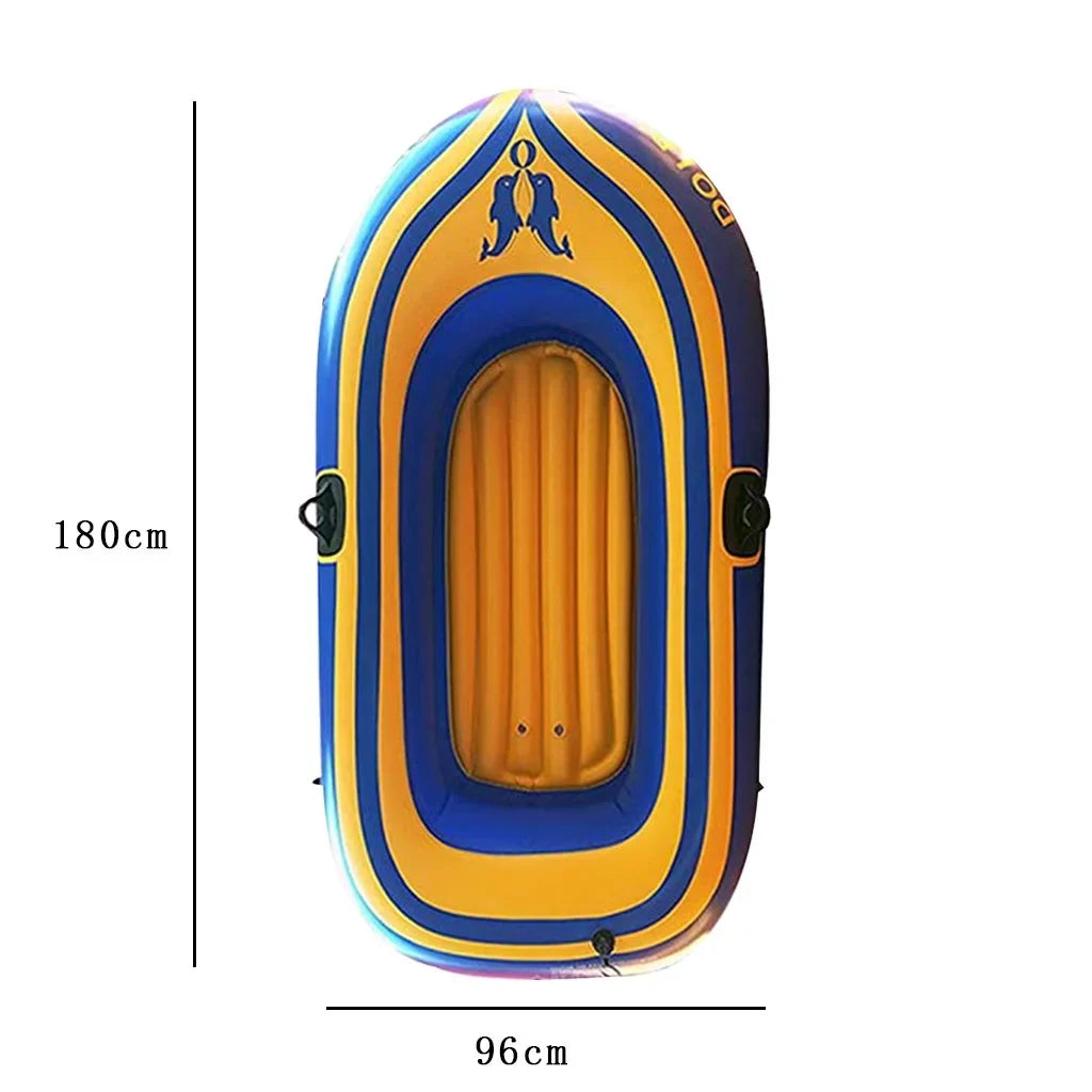 YDNGF PVC Inflatable 2person Kayak Rafting Boat - Yellow