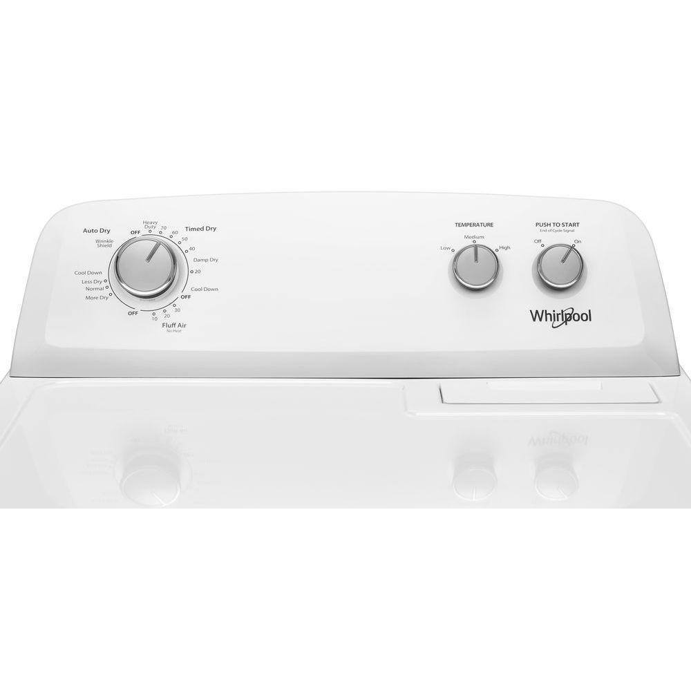 7.0 Cu. Ft. Electric Dryer - White