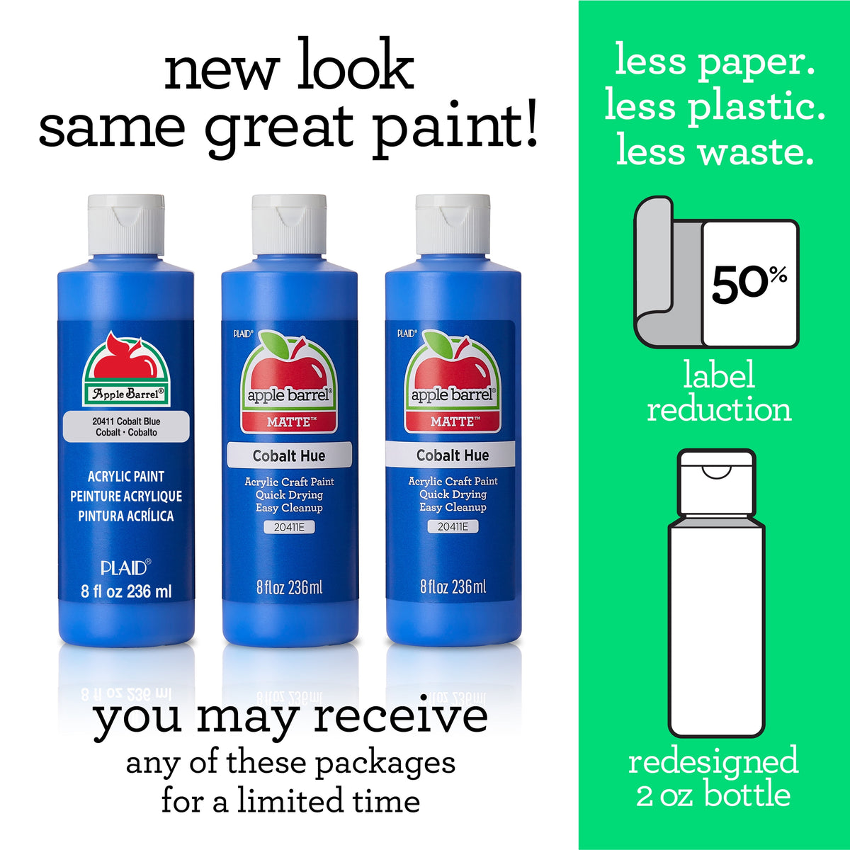 Apple Barrel Acrylic Craft Paint, Matte Finish, 8 fl oz