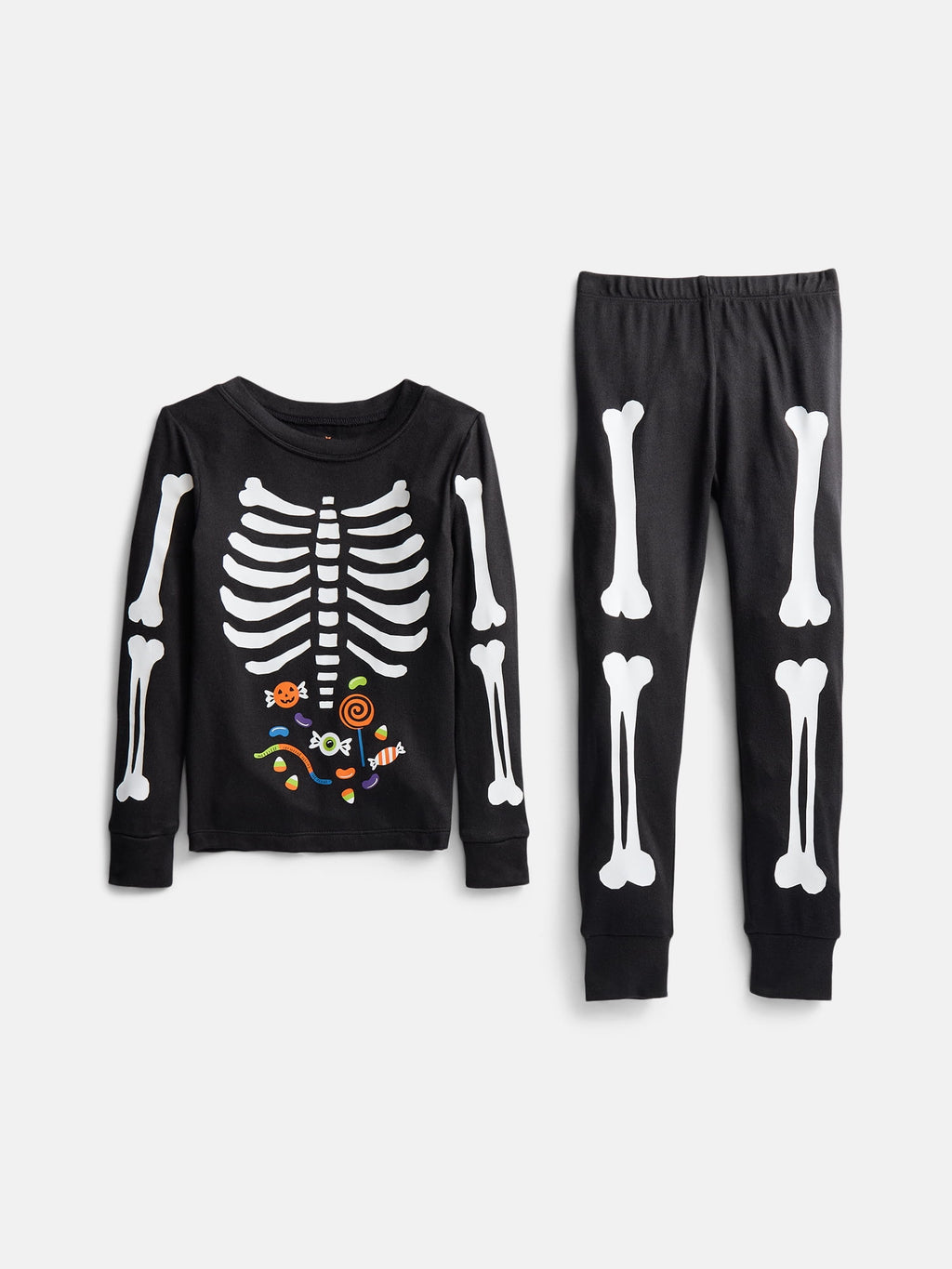Halloween Boys' Glow In the Dark Top and Pants Pajama Set from Way to Celebrate, 2-Piece