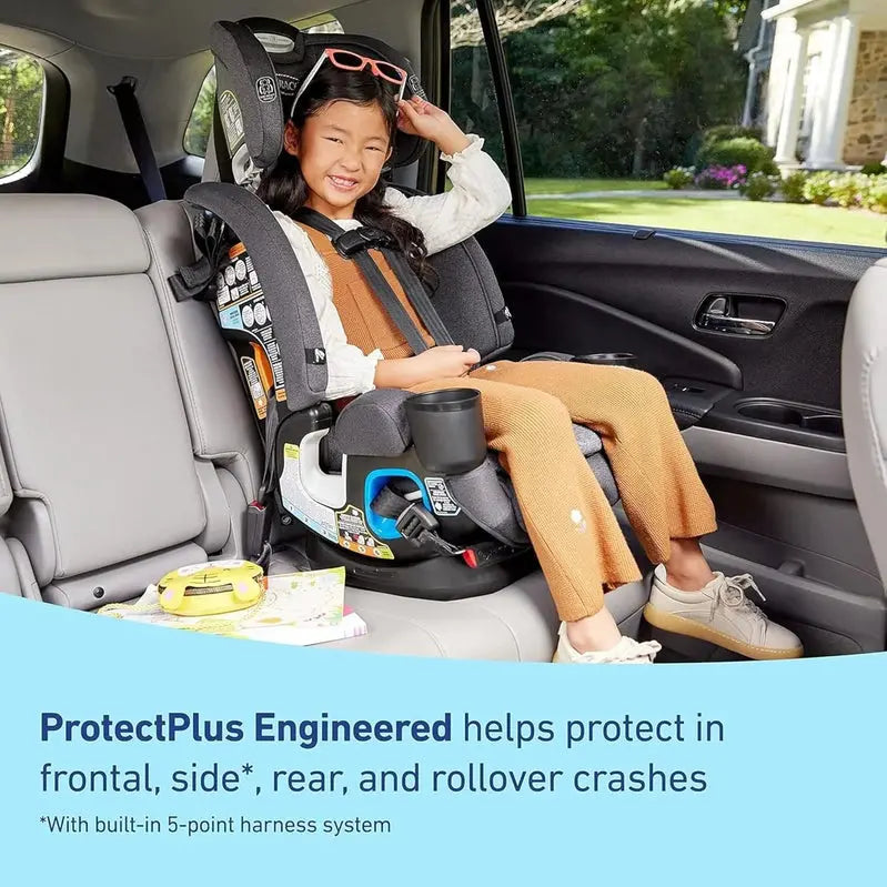 4Ever DLX 4-In-1 Convertible Car Seat, Charlie 2 - 10-Year Use