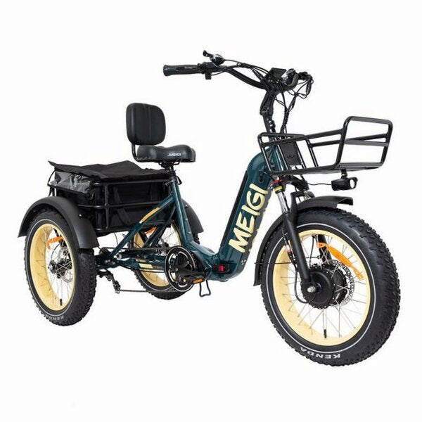 DWMEIGI Silverado 20 Foldable Fat Tire Electric Trike 48V/14AH 750W, 330LBS - MG2301