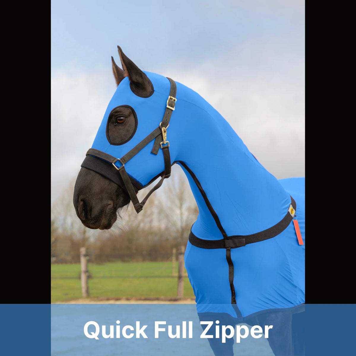 Horse Full Body Slinky With Full Zipper Face - Lycra Material, 11 Colors