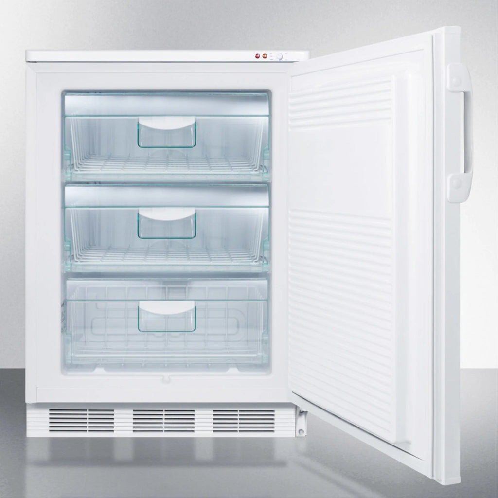 Undercounter Freezer -25 C, Less Than 24 in Wide, White