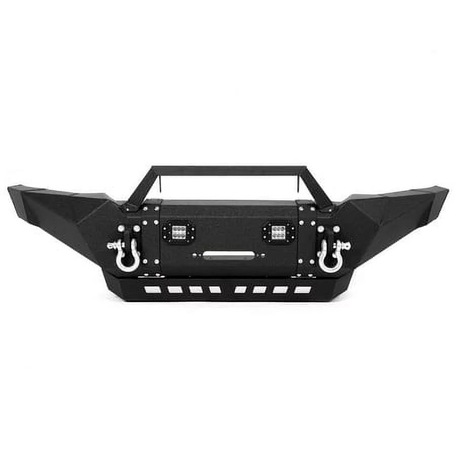 Kojem Front Bumper With Winch Plate, LED Lights And D-Rings For 2005-2015 Toyota Tacoma - LYAM-516-1A+LYAM-516-1B