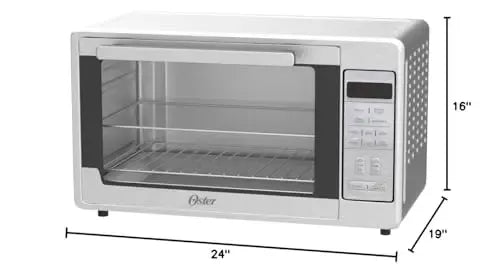 Oster Extra-Large Air Fryer Oven, 10-in-1, Stainless Steel