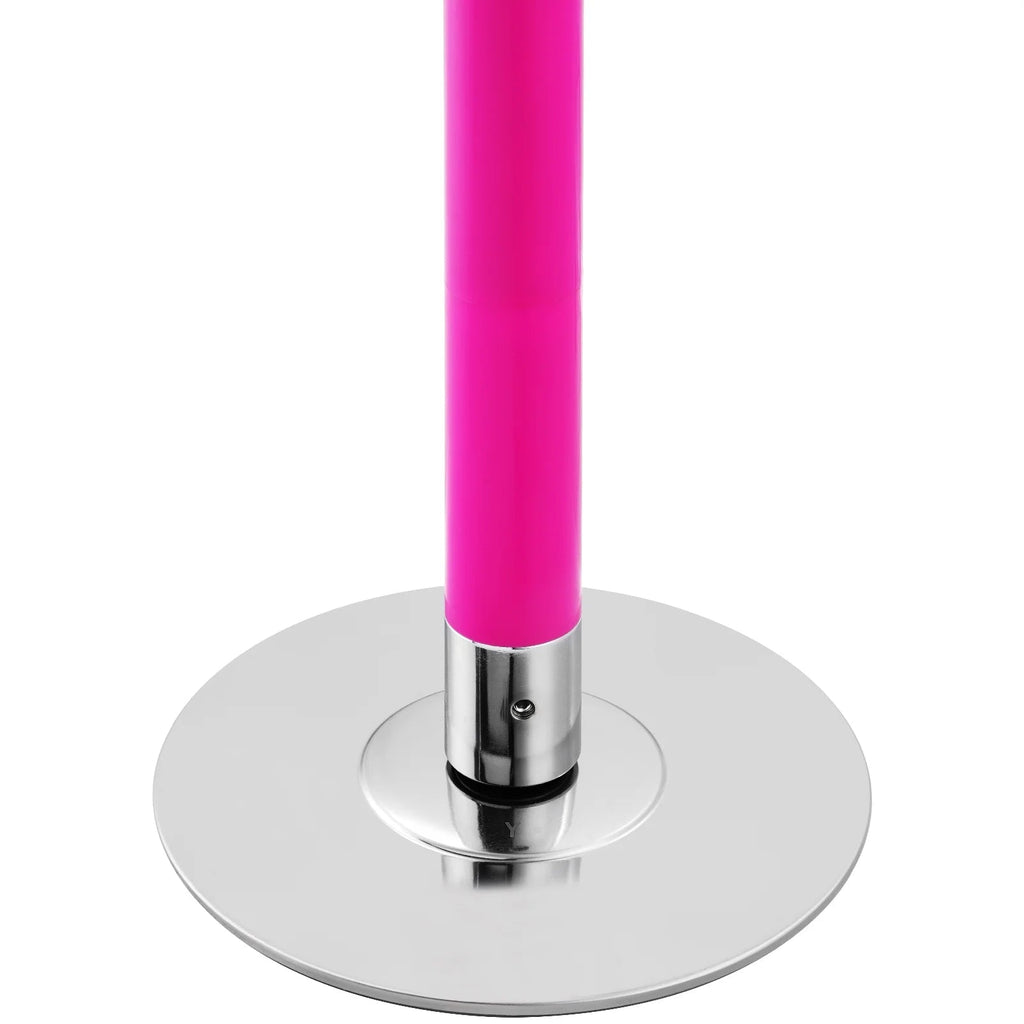 KFFKFF Dance Pole Set, 45mm Stainless Steel, Silver - HM-590S