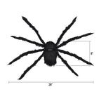Giant Spider Web with Spider Decoration, Black, 8', Halloween by Way To Celebrate