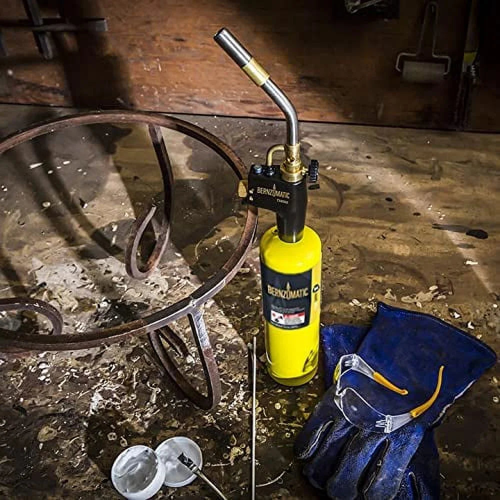 Bernzomatic MAP-Pro Gas Cylinders 14.1 oz 3-Pack With Max Performance Torch - TS8000