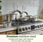 Cuisinart Chef's Classic 11-Piece Stainless Steel Cookware Set