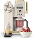NINJA CREAMi Scoop And Swirl Ice Cream Maker, 2 480 ml Pots, 13 Modes, Stone/Gold - NC701EUSTGD