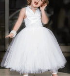 3 Yard Cut Sparkle Tulle Fabric, White, 54" Wide for Apparel & Crafting, by Fuzhou