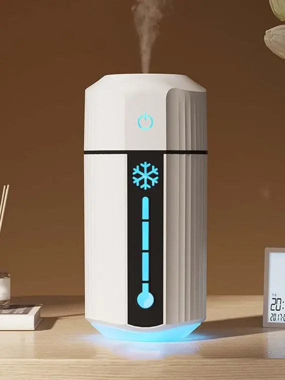 CoolMist USB Humidifier 750ml With Colorful Night Light - White