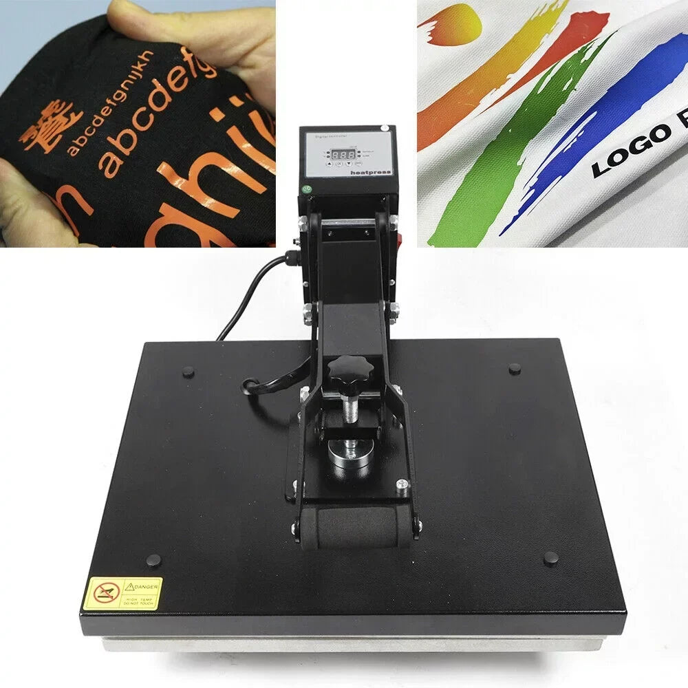 Mkyiongou Clamshell T-Shirt Sublimation Heat Press Transfer Machine, 16 x 20 in