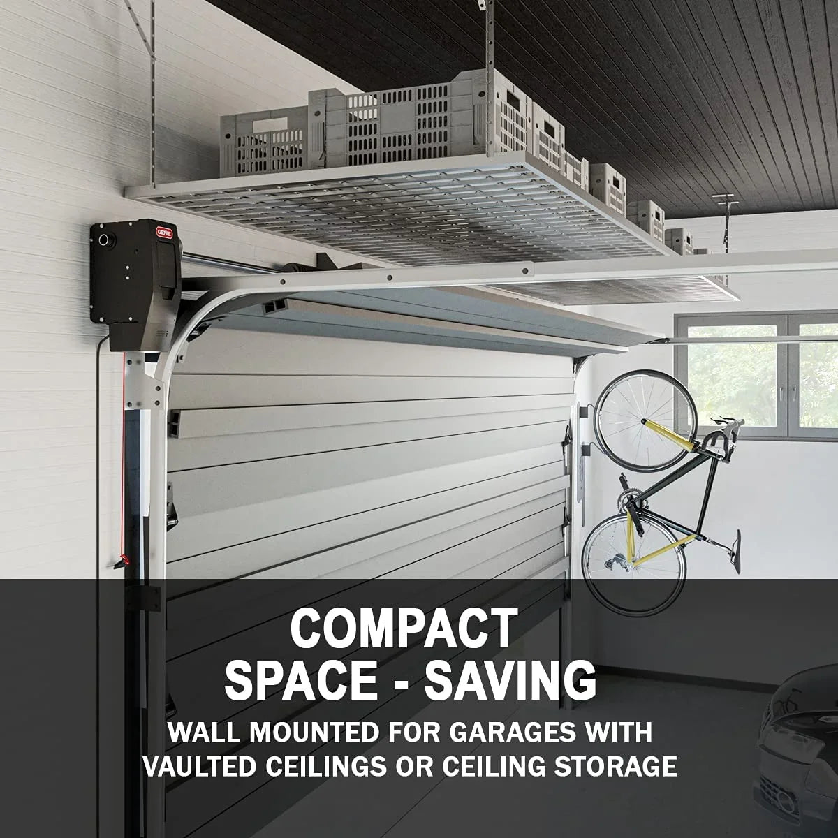 Genie Wall Mount Smart Garage Door Opener With Aladdin Connect - 6172H-O