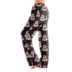 Hearthz Halloween Flannel Pajama Pants Women Plush Fuzzy Pajama Pants for Women Plaid Warm Cozy Pj Bottoms Lounge Pants Flannel Pants for Women