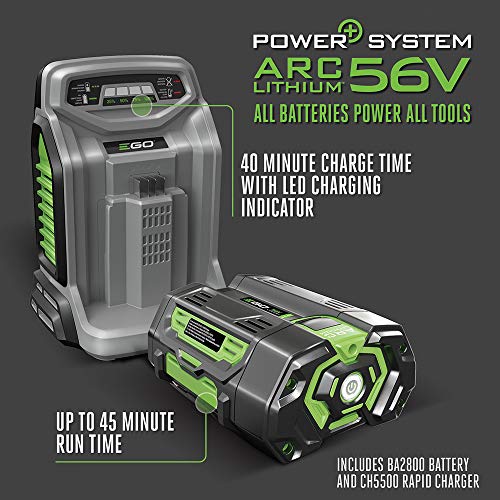 EGO Power+ 21-Inch 56-Volt Lithium-Ion Cordless Lawn Mower With 5.0Ah Battery - LM2101