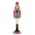 Holiday Time Animated Blow Mold Nutcracker Christmas Display, 9-Foot, Multicolor