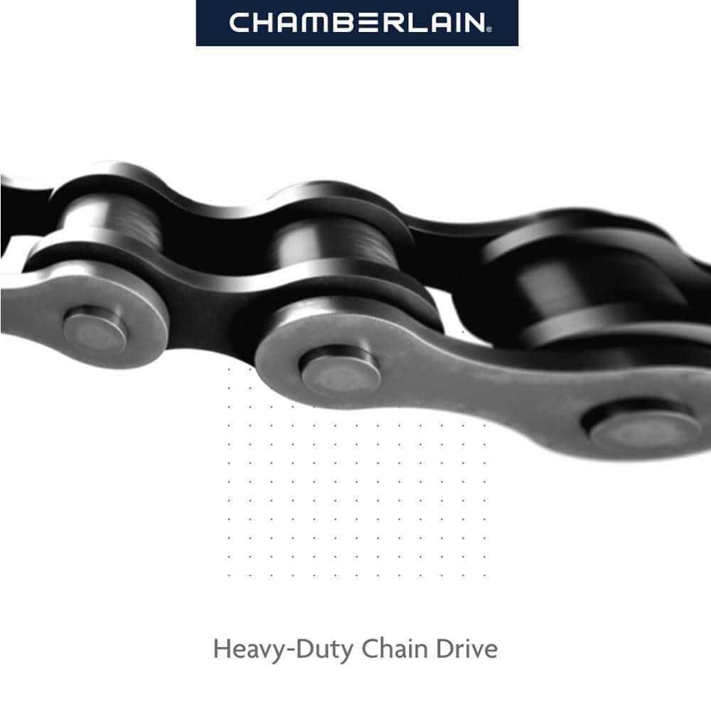 Chamberlain Heavy-Duty Chain Drive Garage Door Opener, 1/2 HP - D2101