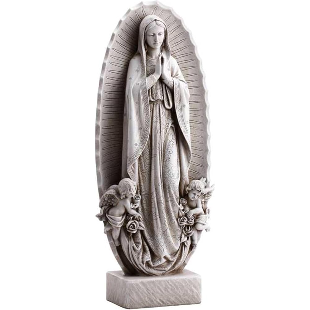 Avalon Gallery Our Lady Of Guadalupe Marian Garden Statue 22.5-Inch