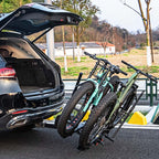 2 Inch Foldable Hitch Mount Bike Rack, 2 Bikes, Platform Carrier - Black