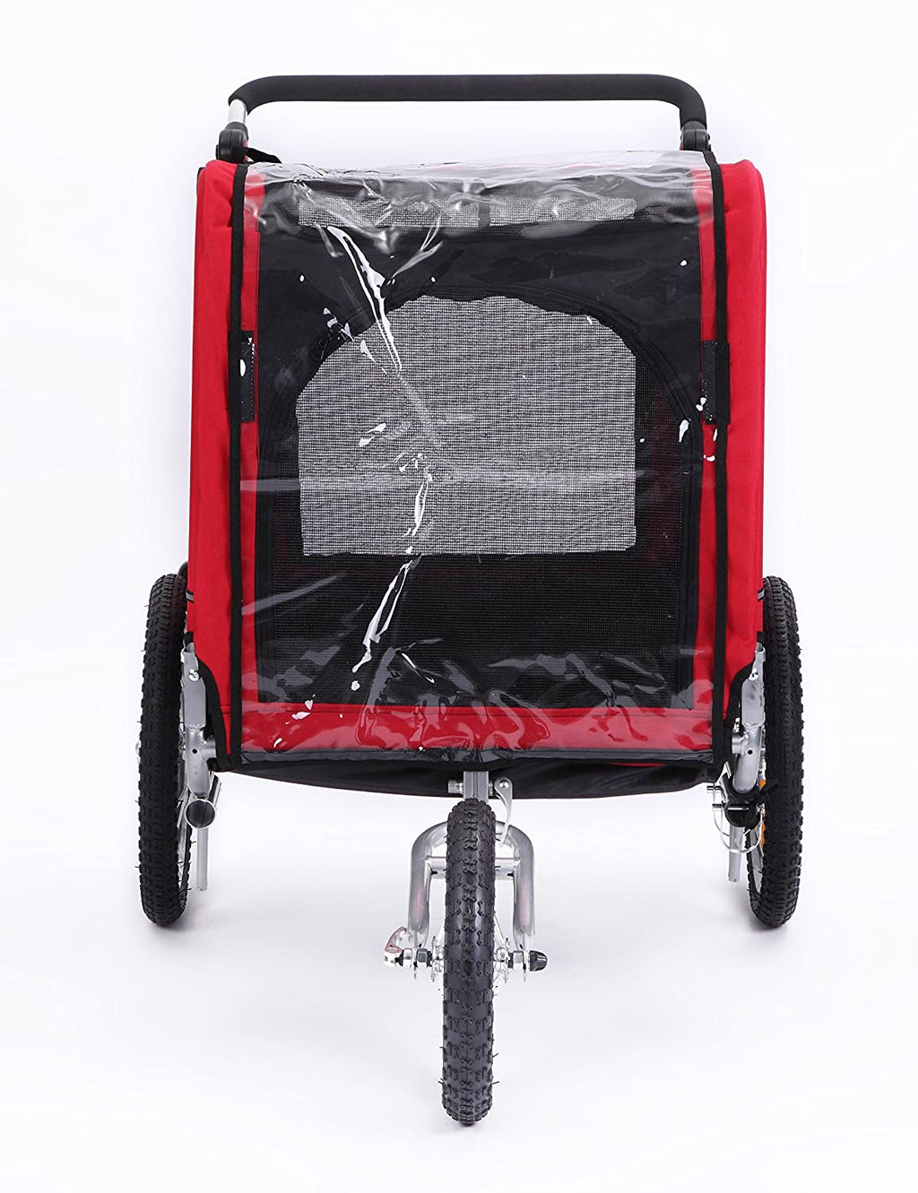 3 In 1 Large Bicycle Pet Trailer, Jogger And Dog Cage With Suspension - 10308
