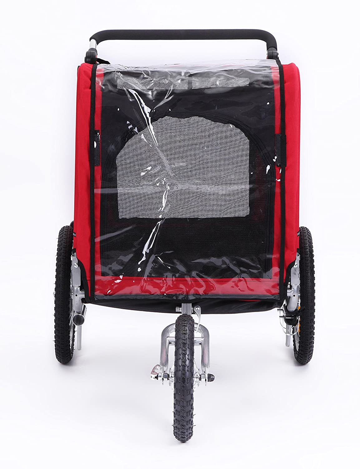 3 In 1 Large Bicycle Pet Trailer, Jogger And Dog Cage With Suspension - 10308