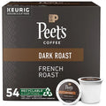 Peet's Coffee French Roast Dark Roast K-Cup Pods, 54 Count - Keurig Coffee Maker