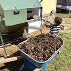 Jora 70 Gallon Dual-Chamber Tumbling Compost Bin With Tall Stand