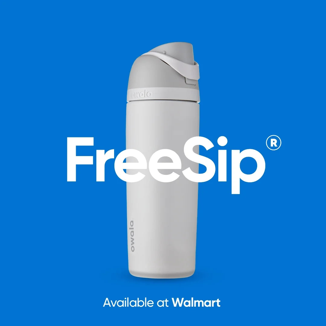 Owala FreeSip Stainless Steel Water Bottle, 24 Oz, Hyper Flamingo Pink