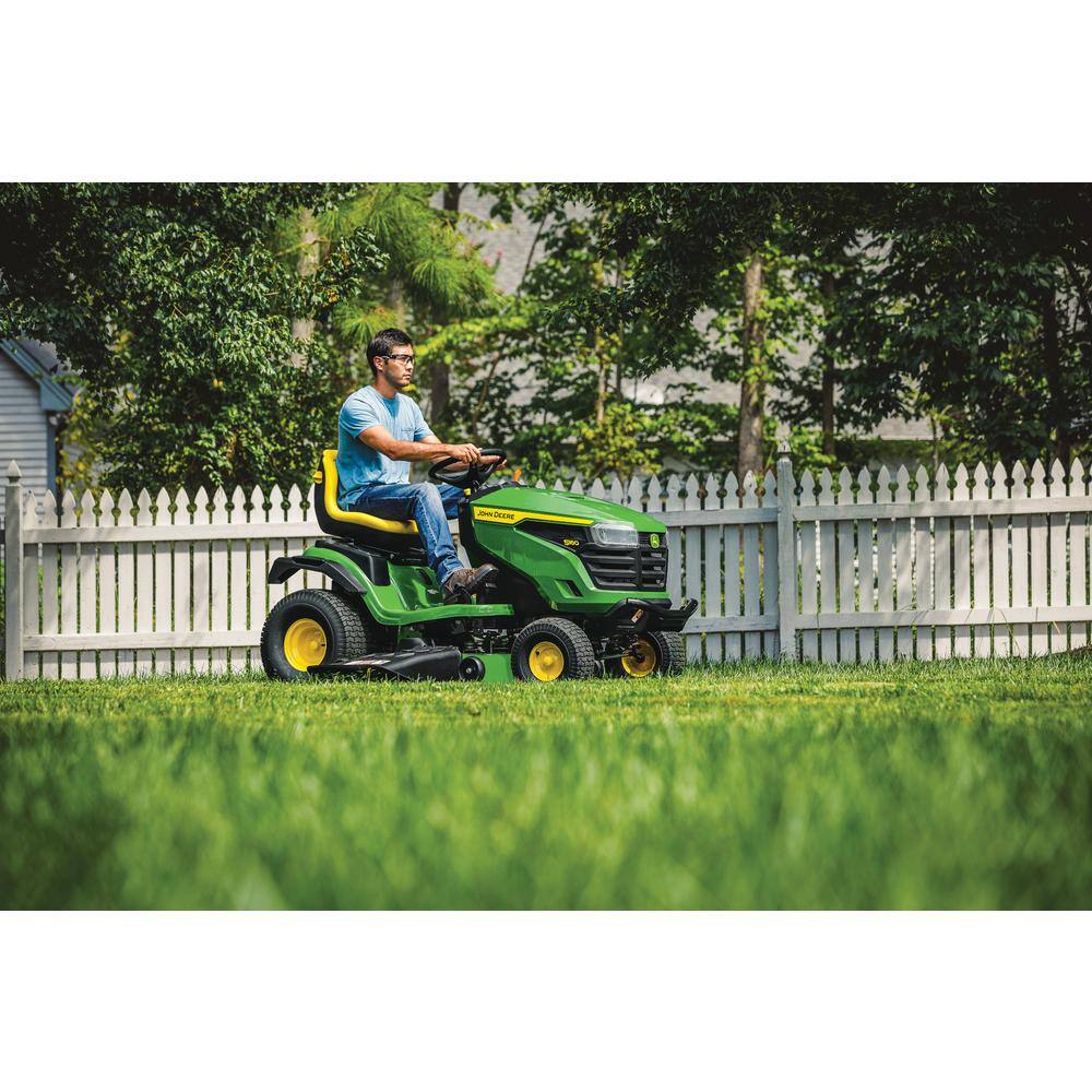 John Deere S160 48 in 24 HP V-Twin ELS Gas Hydrostatic Riding Lawn Tractor - BG21211