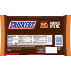 Snickers Fun Size Halloween Chocolate Candy Bars, 10.59 oz Bag