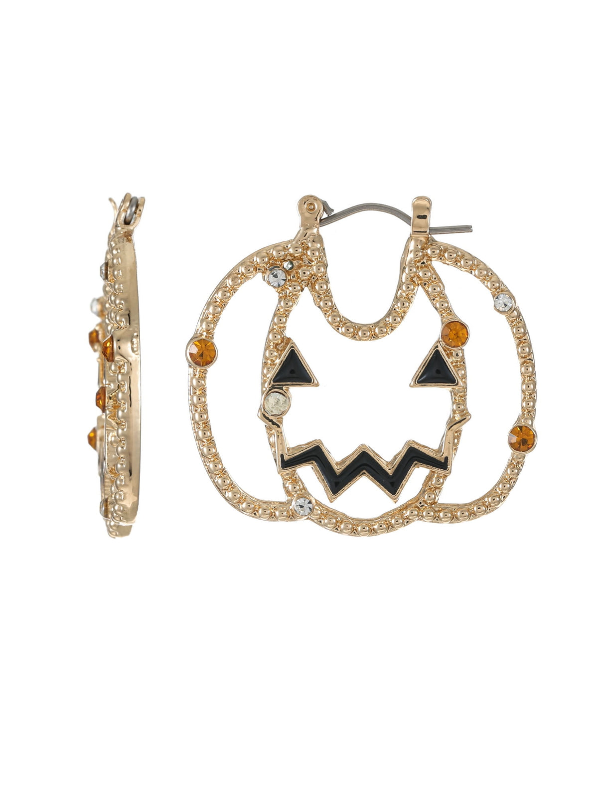 Way to Celebrate Light-up Jack-O-Lantern Halloween Earrings, 1 Pair