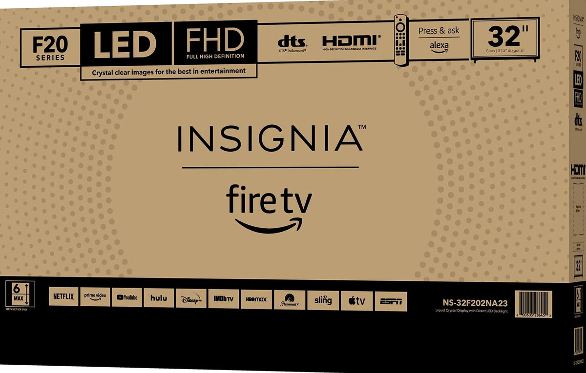 INSIGNIA 32-Inch Class Smart Full HD 1080p Fire TV