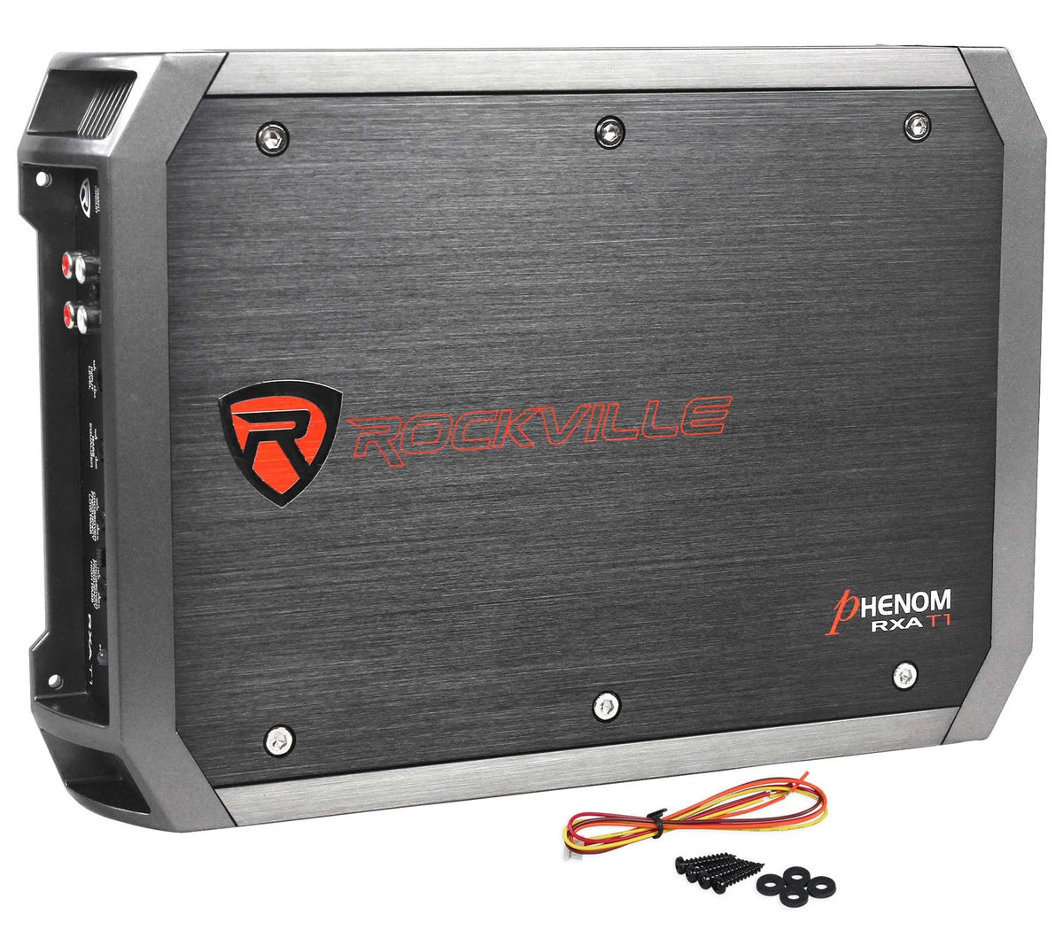 MTX 3512-04 12 in 500W Subwoofer Bundle With Rockville Sealed Enclosure, Amplifier And Wire Kit