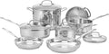 Cuisinart Chef's Classic 11-Piece Stainless Steel Cookware Set