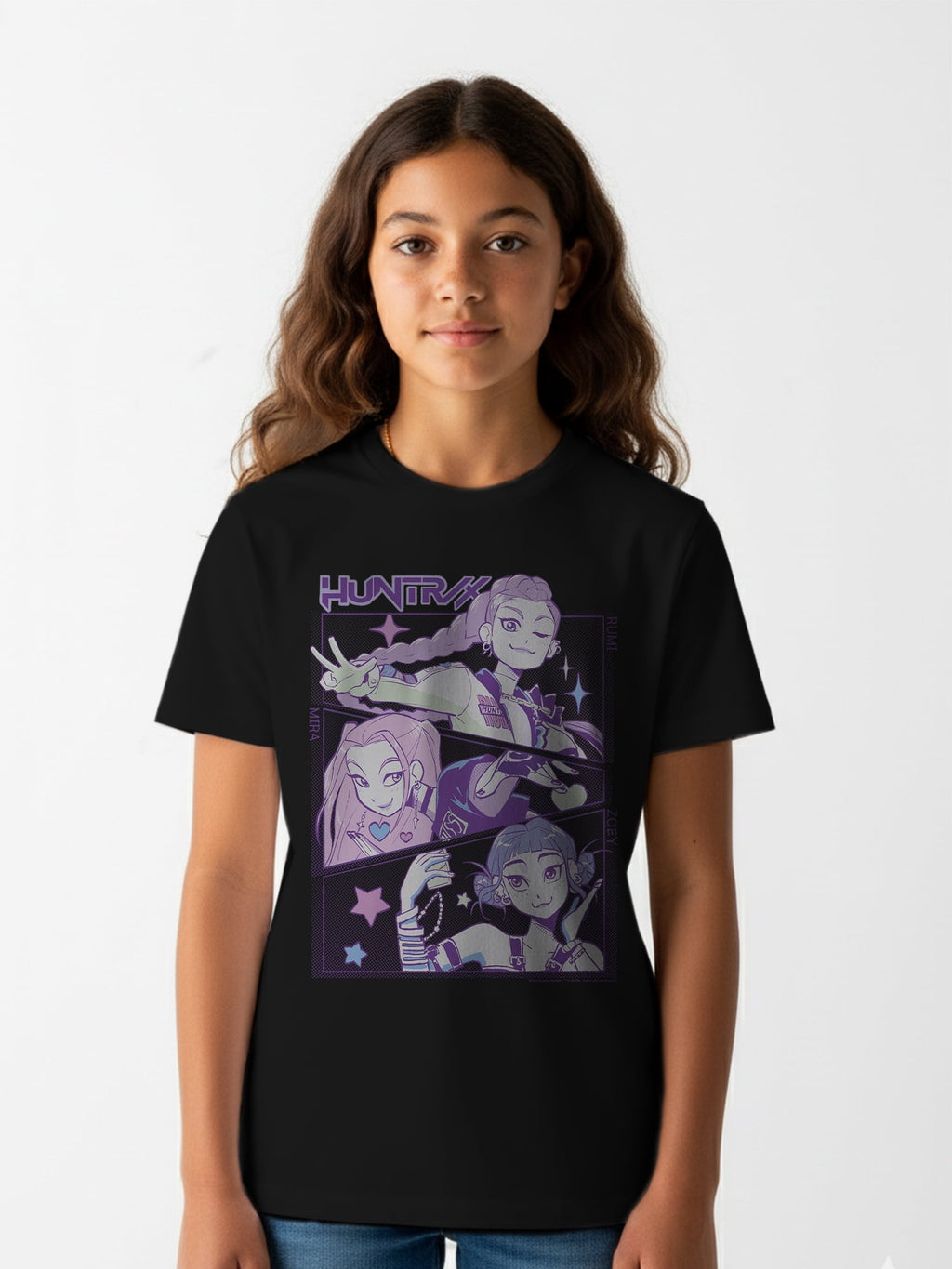Hello Kitty Animal Print Girls Short Sleeve Graphic T-Shirt, Sizes 4-16