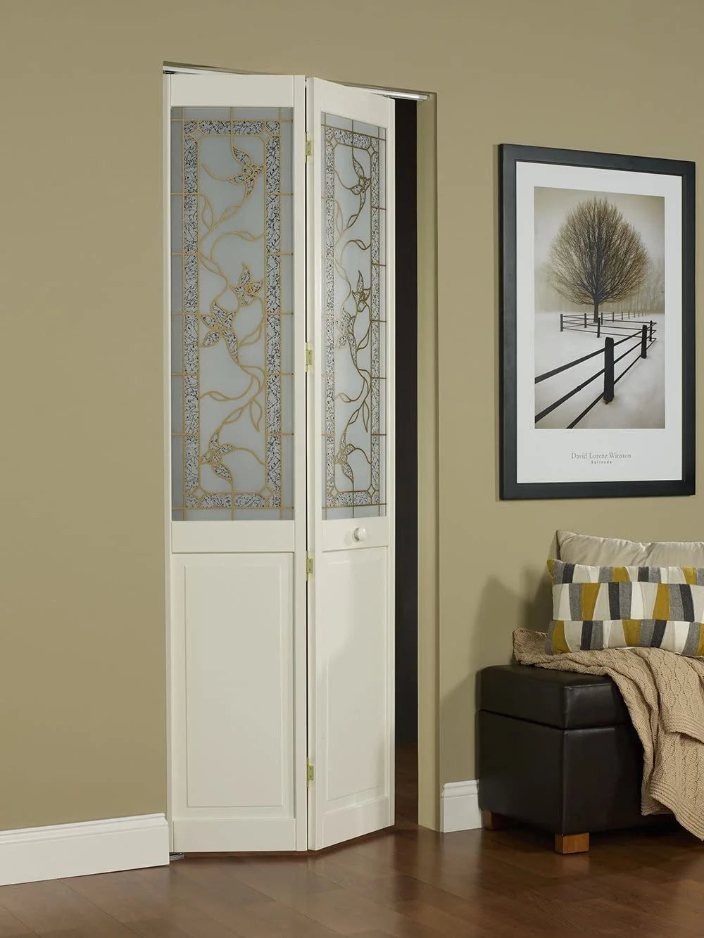 LTL Home Products Pinecroft Tuscany Interior Bifold Door, 24 x 80 in, Unfinished Pine - 861720