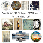 White Botanical Collage Metal Wall Art - Abstract Floral