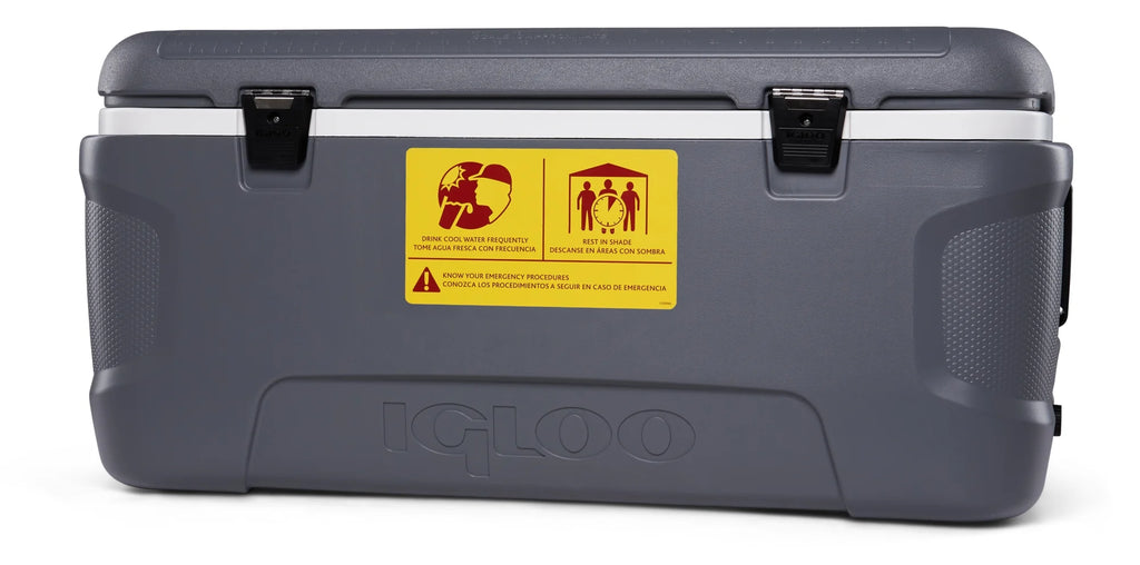 Igloo Workman Series Chest Cooler, 120 qt, Gray
