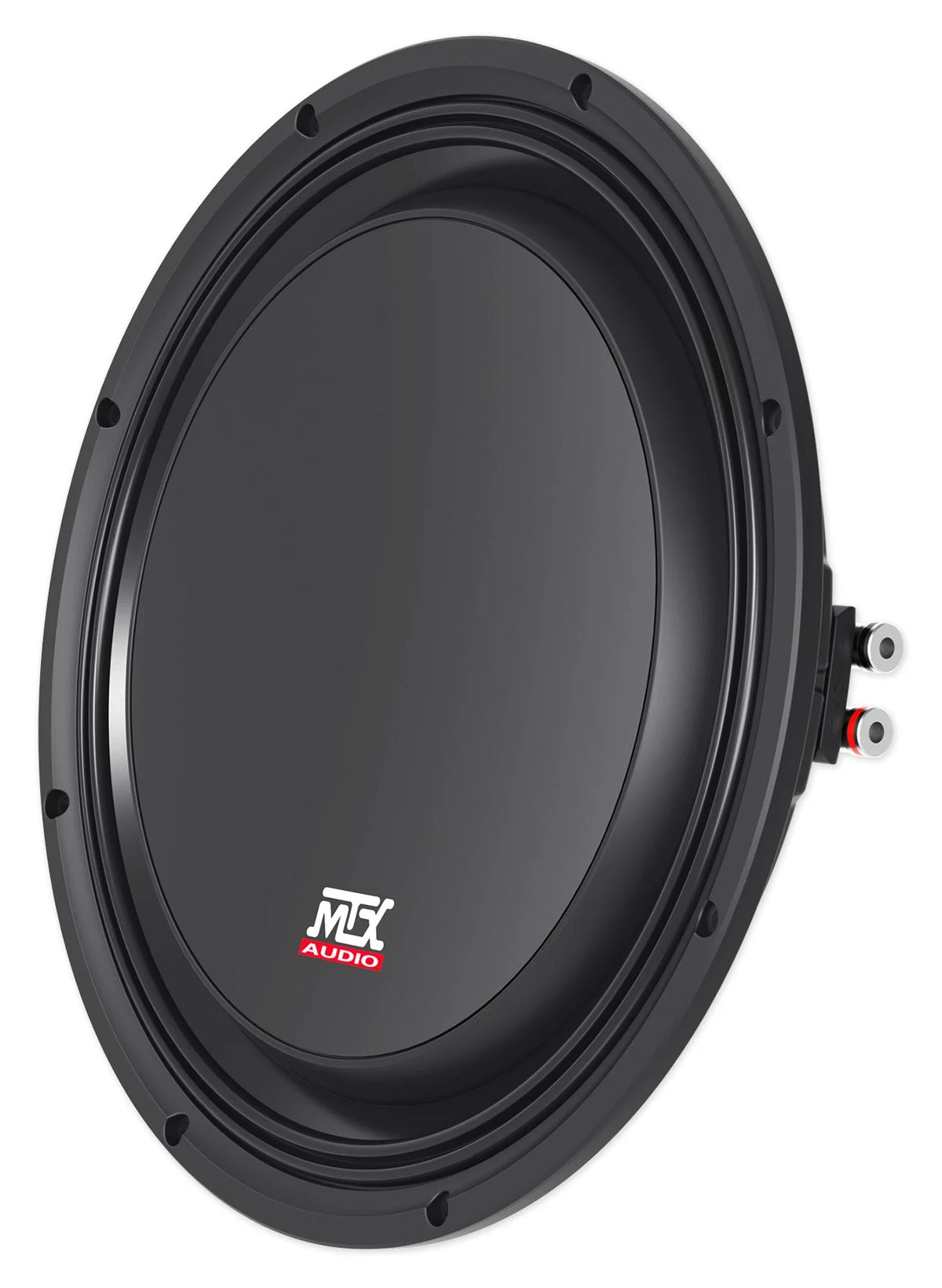 MTX 3512-04S 12in 600W Shallow Subwoofer With Sealed Enclosure, Amplifier And Wires - 3512-04S