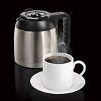 Hamilton Beach FlexBrew Thermal Coffee Maker, Single Serve And 10-Cup Full Pot, Black And Stainless - 49966