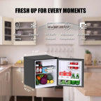 Frestec Compact Mini Refrigerator With Freezer, 1.6 Cu.Ft