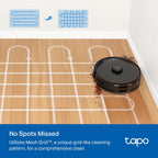 Tapo LiDAR Robot Vacuum And Mop With Self-Emptying Dock, 5300Pa - RV30 Max Plus
